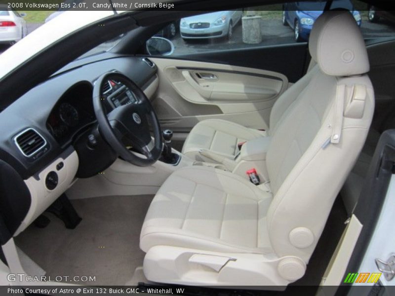 Candy White / Cornsilk Beige 2008 Volkswagen Eos 2.0T