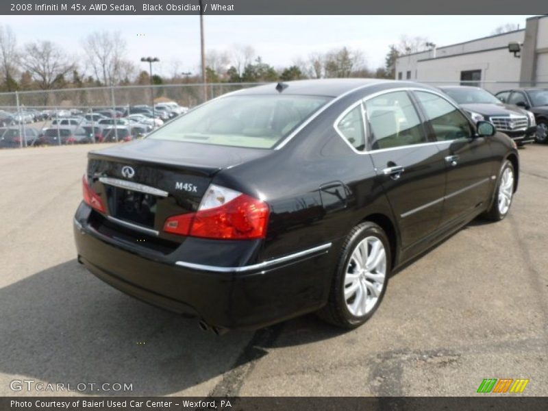 Black Obsidian / Wheat 2008 Infiniti M 45x AWD Sedan