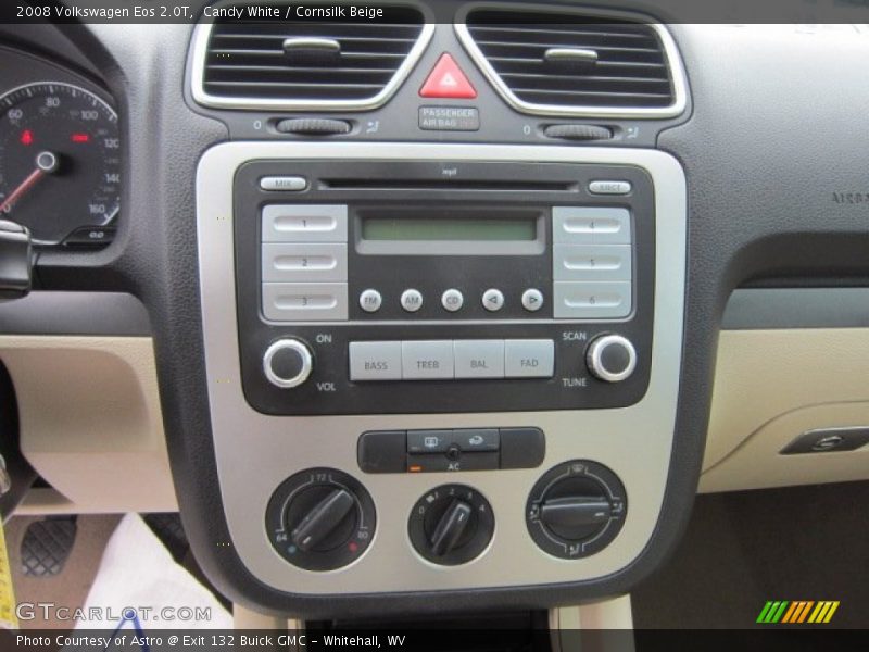 Candy White / Cornsilk Beige 2008 Volkswagen Eos 2.0T