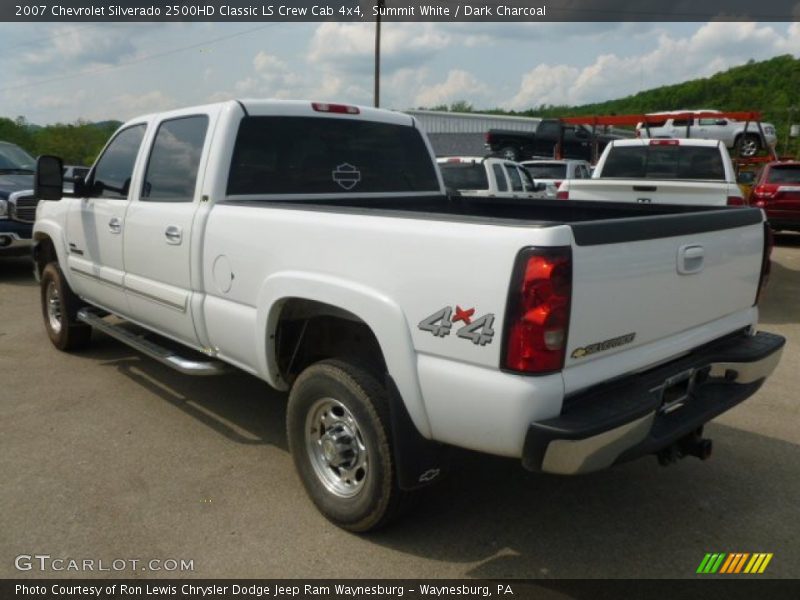 Summit White / Dark Charcoal 2007 Chevrolet Silverado 2500HD Classic LS Crew Cab 4x4