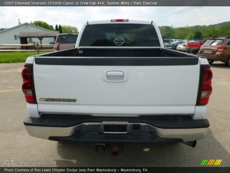 Summit White / Dark Charcoal 2007 Chevrolet Silverado 2500HD Classic LS Crew Cab 4x4