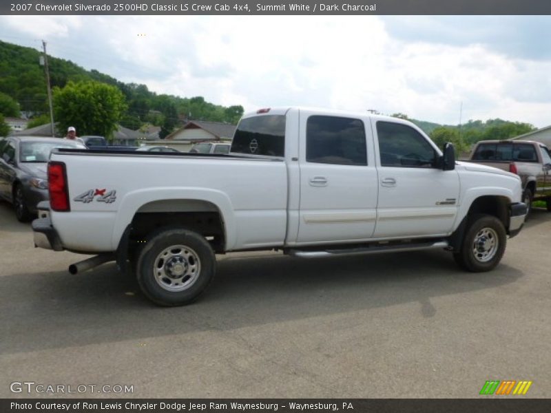 Summit White / Dark Charcoal 2007 Chevrolet Silverado 2500HD Classic LS Crew Cab 4x4