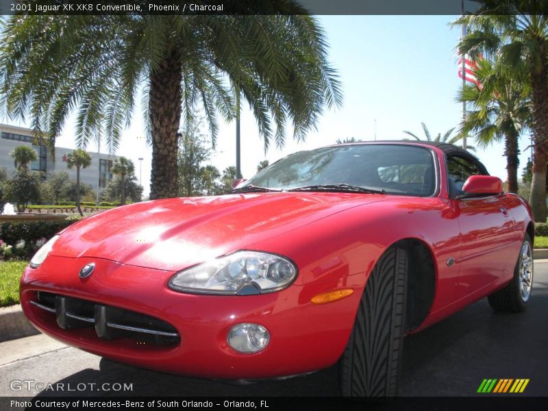 Phoenix / Charcoal 2001 Jaguar XK XK8 Convertible