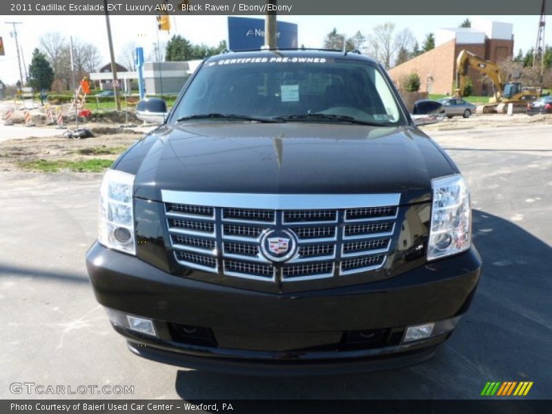 Black Raven / Ebony/Ebony 2011 Cadillac Escalade EXT Luxury AWD