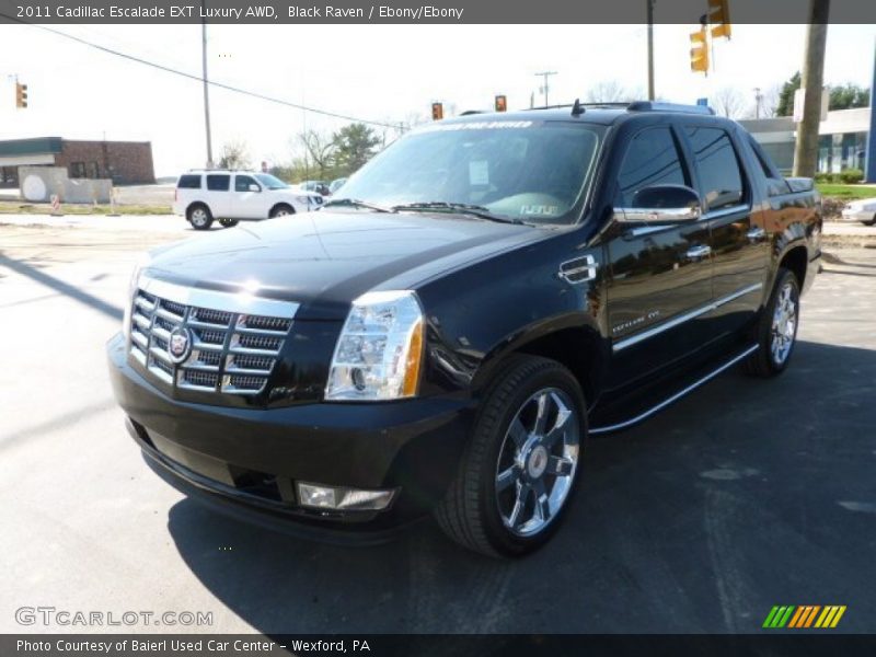 Black Raven / Ebony/Ebony 2011 Cadillac Escalade EXT Luxury AWD