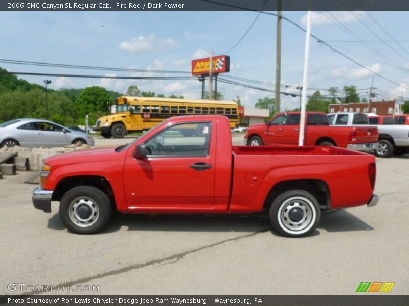 Fire Red / Dark Pewter 2006 GMC Canyon SL Regular Cab