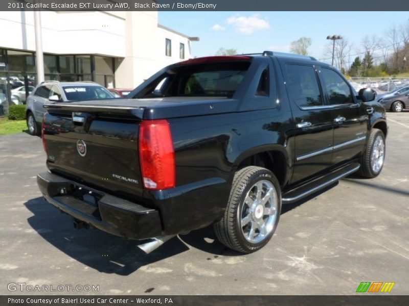 Black Raven / Ebony/Ebony 2011 Cadillac Escalade EXT Luxury AWD