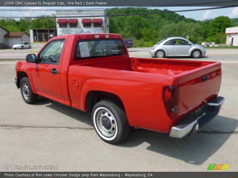 Fire Red / Dark Pewter 2006 GMC Canyon SL Regular Cab