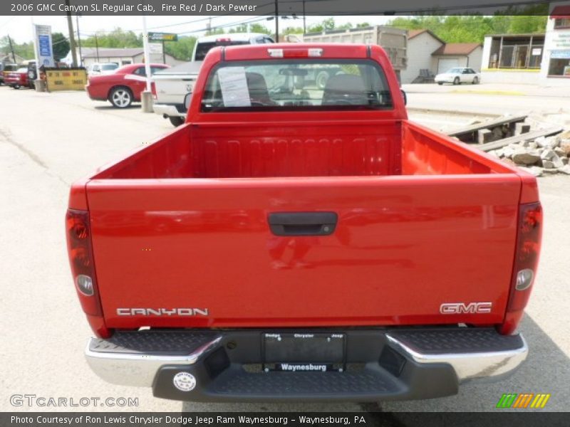 Fire Red / Dark Pewter 2006 GMC Canyon SL Regular Cab