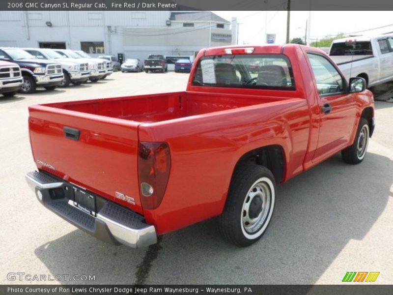 Fire Red / Dark Pewter 2006 GMC Canyon SL Regular Cab