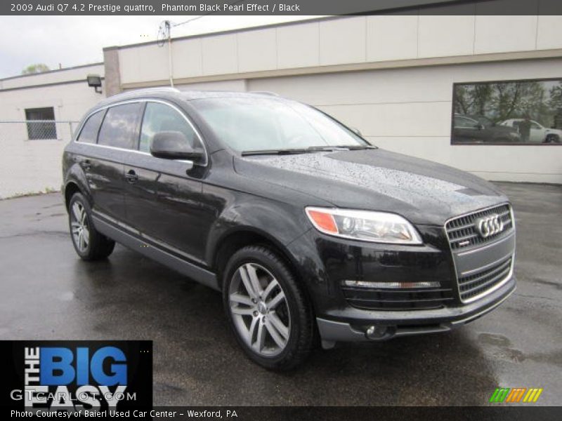 Phantom Black Pearl Effect / Black 2009 Audi Q7 4.2 Prestige quattro