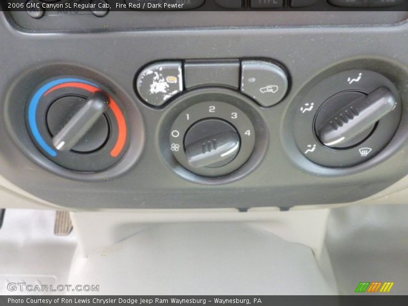 Fire Red / Dark Pewter 2006 GMC Canyon SL Regular Cab
