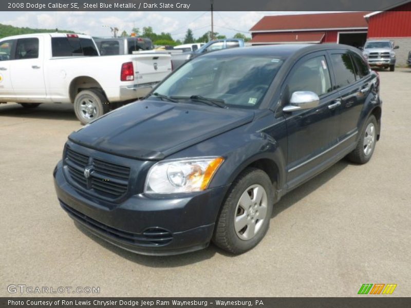 Steel Blue Metallic / Dark Slate Gray 2008 Dodge Caliber SE