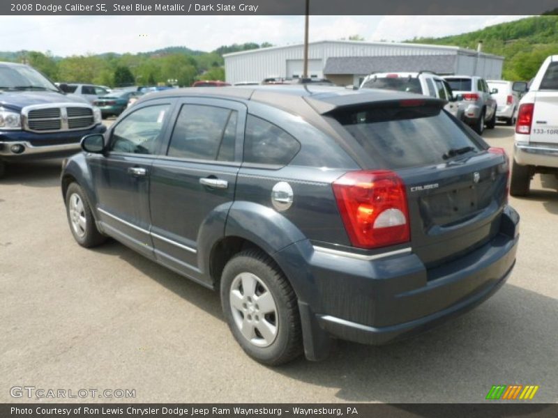 Steel Blue Metallic / Dark Slate Gray 2008 Dodge Caliber SE