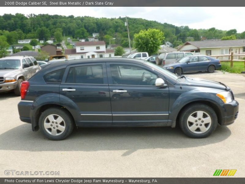 Steel Blue Metallic / Dark Slate Gray 2008 Dodge Caliber SE