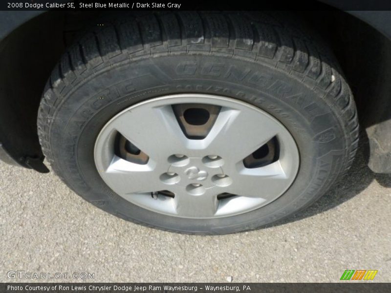Steel Blue Metallic / Dark Slate Gray 2008 Dodge Caliber SE