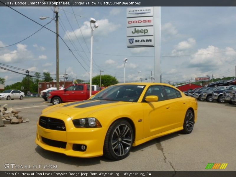 Stinger Yellow / Black/Super Bee Stripes 2012 Dodge Charger SRT8 Super Bee