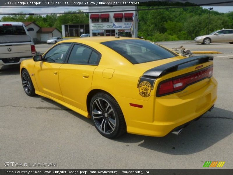 Stinger Yellow / Black/Super Bee Stripes 2012 Dodge Charger SRT8 Super Bee
