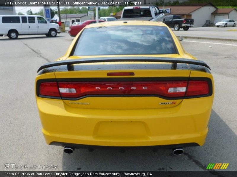 Stinger Yellow / Black/Super Bee Stripes 2012 Dodge Charger SRT8 Super Bee