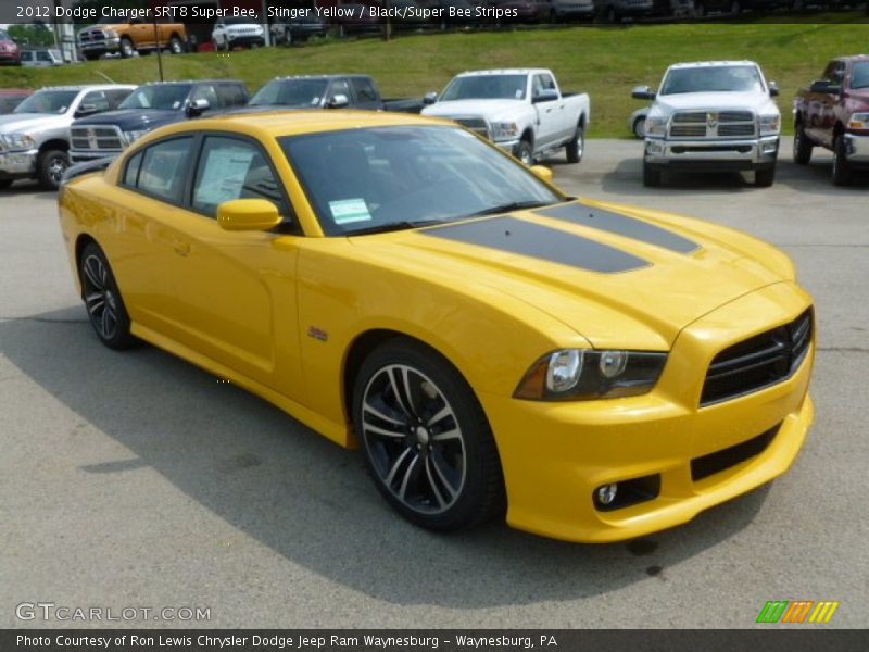 Front 3/4 View of 2012 Charger SRT8 Super Bee