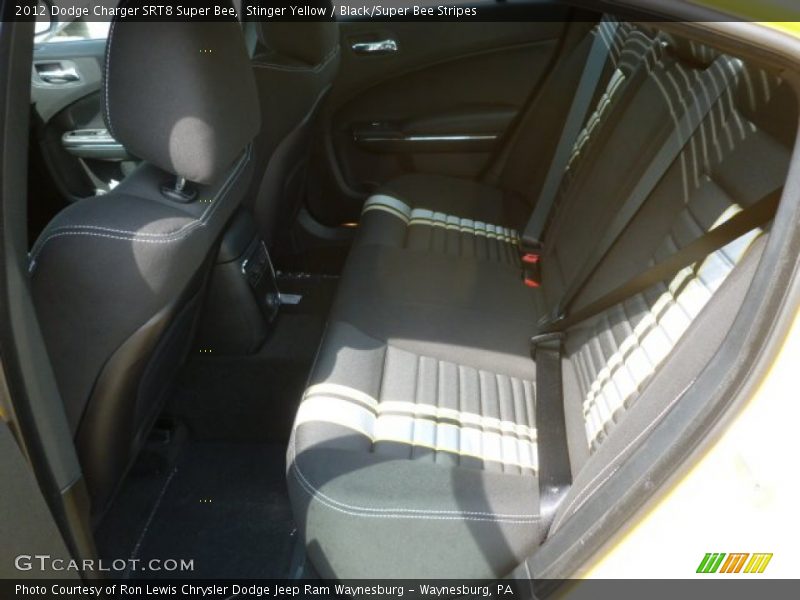  2012 Charger SRT8 Super Bee Black/Super Bee Stripes Interior