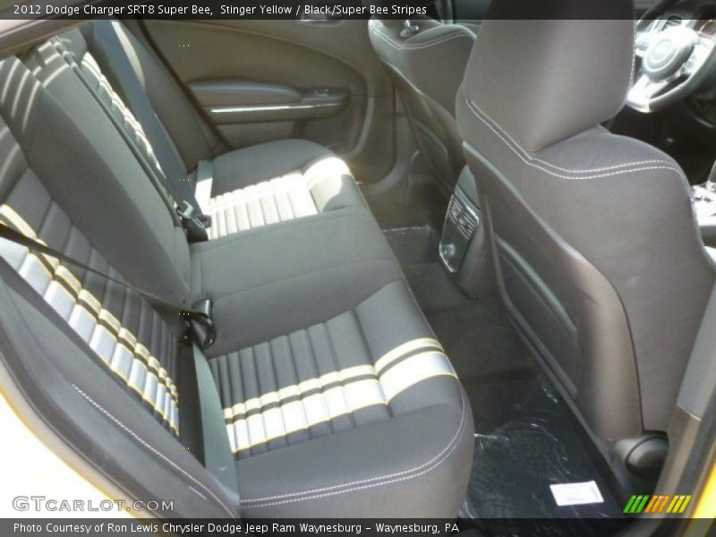  2012 Charger SRT8 Super Bee Black/Super Bee Stripes Interior