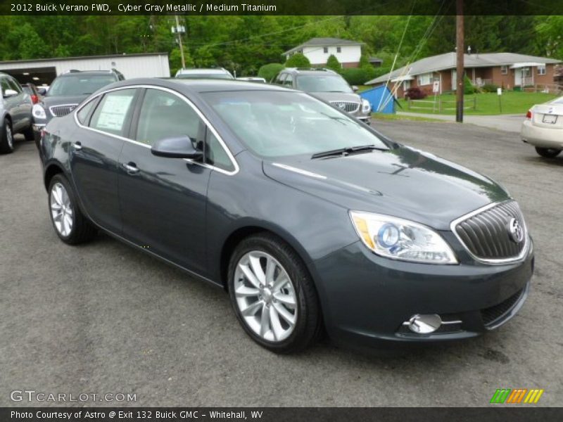 Cyber Gray Metallic / Medium Titanium 2012 Buick Verano FWD