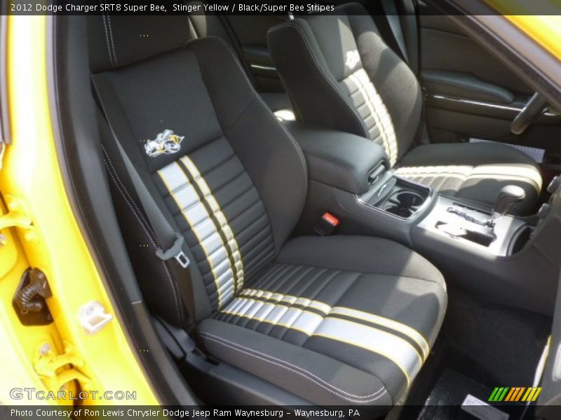  2012 Charger SRT8 Super Bee Black/Super Bee Stripes Interior