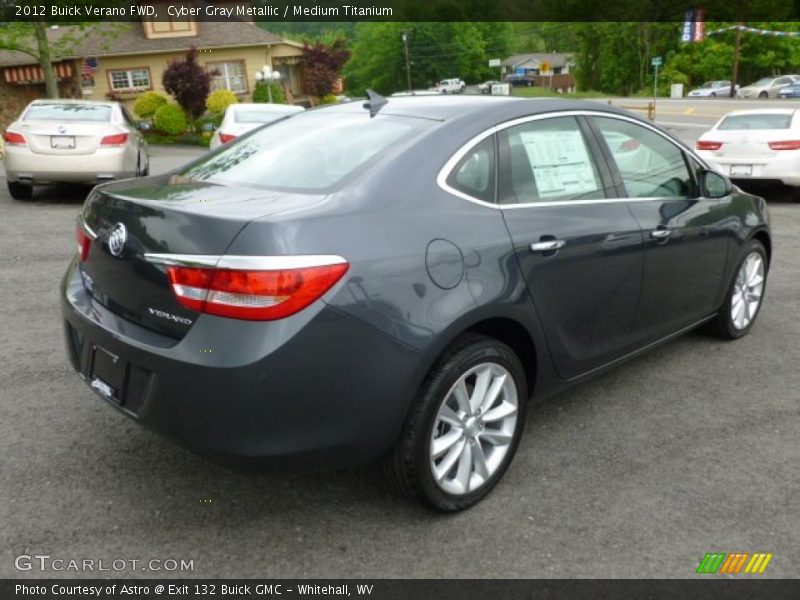 Cyber Gray Metallic / Medium Titanium 2012 Buick Verano FWD