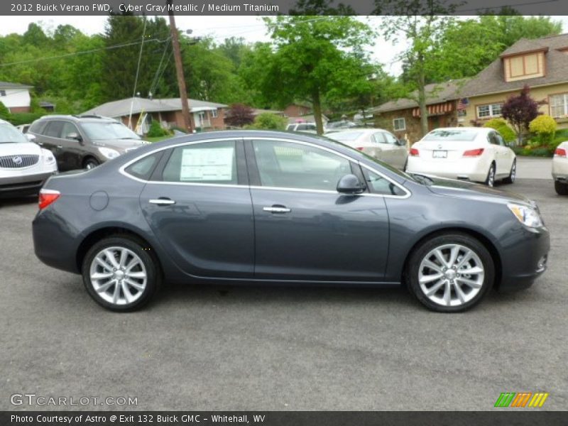 Cyber Gray Metallic / Medium Titanium 2012 Buick Verano FWD