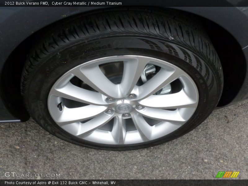 Cyber Gray Metallic / Medium Titanium 2012 Buick Verano FWD