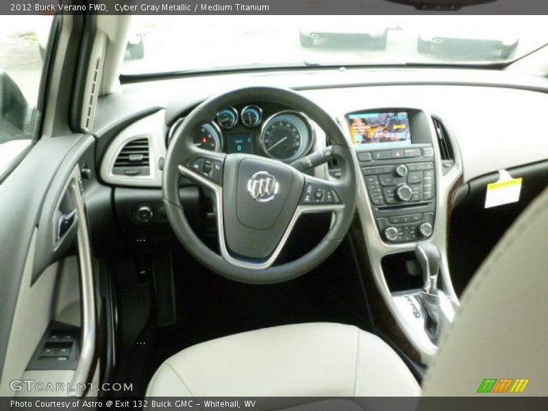 Cyber Gray Metallic / Medium Titanium 2012 Buick Verano FWD