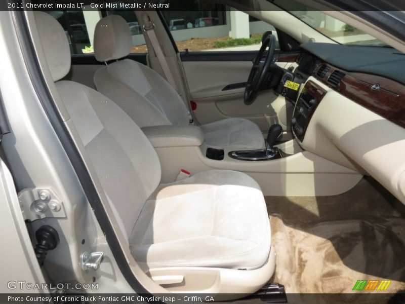 Gold Mist Metallic / Neutral 2011 Chevrolet Impala LT
