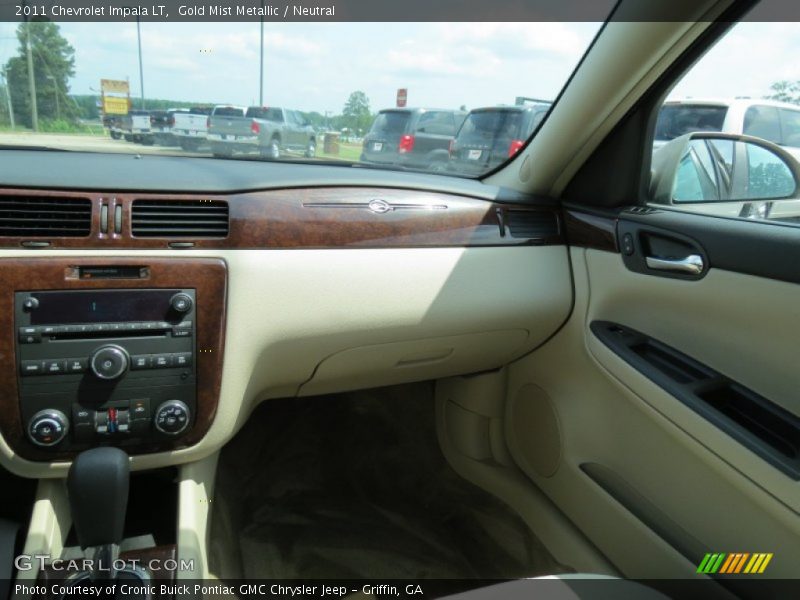 Gold Mist Metallic / Neutral 2011 Chevrolet Impala LT