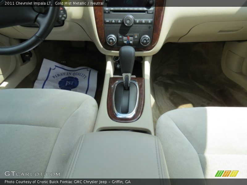 Gold Mist Metallic / Neutral 2011 Chevrolet Impala LT
