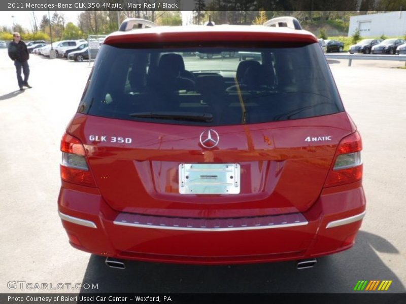 Mars Red / Black 2011 Mercedes-Benz GLK 350 4Matic