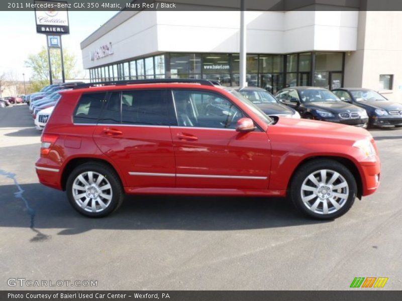 Mars Red / Black 2011 Mercedes-Benz GLK 350 4Matic