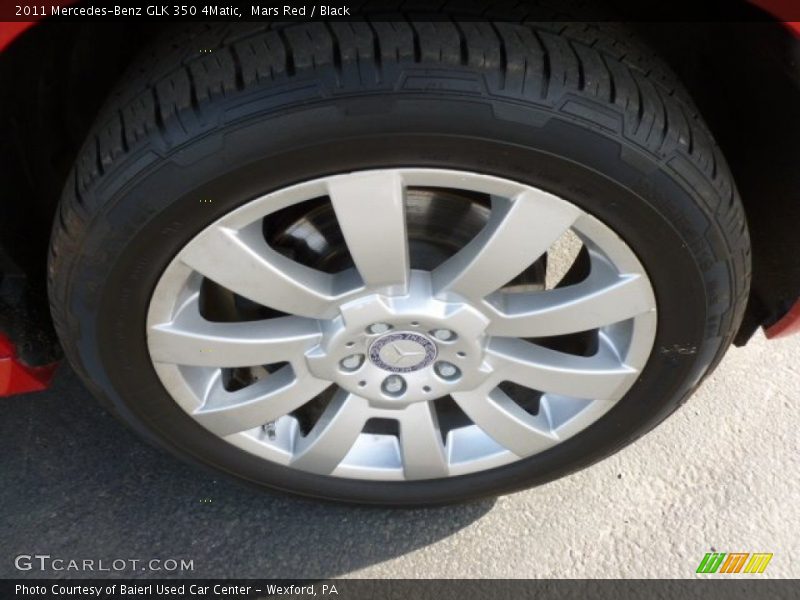 Mars Red / Black 2011 Mercedes-Benz GLK 350 4Matic