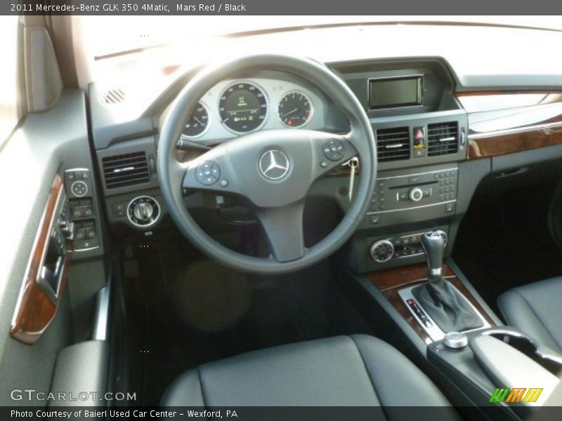 Mars Red / Black 2011 Mercedes-Benz GLK 350 4Matic