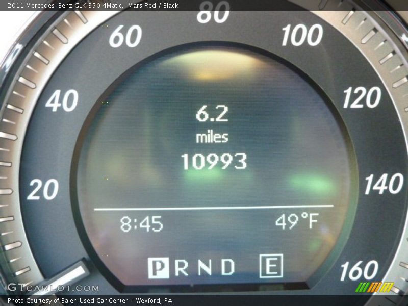 Mars Red / Black 2011 Mercedes-Benz GLK 350 4Matic
