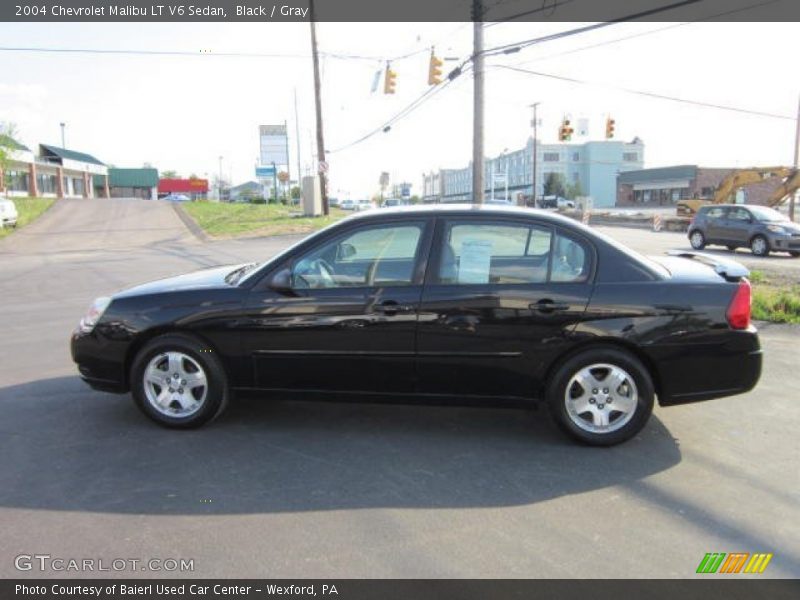 Black / Gray 2004 Chevrolet Malibu LT V6 Sedan