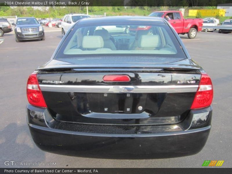 Black / Gray 2004 Chevrolet Malibu LT V6 Sedan