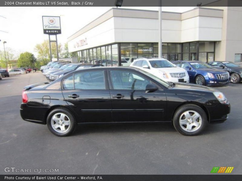 Black / Gray 2004 Chevrolet Malibu LT V6 Sedan