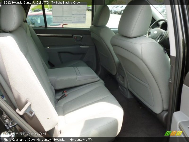 Twilight Black / Gray 2012 Hyundai Santa Fe GLS AWD