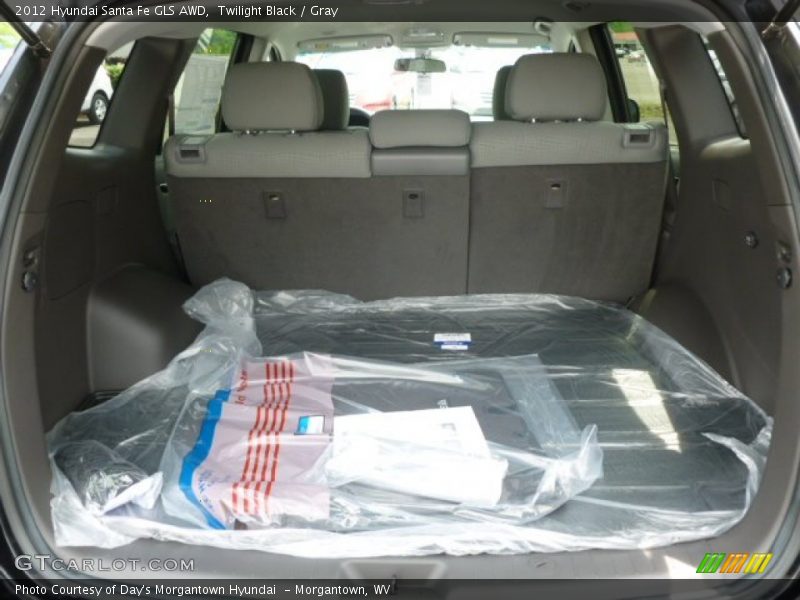 Twilight Black / Gray 2012 Hyundai Santa Fe GLS AWD