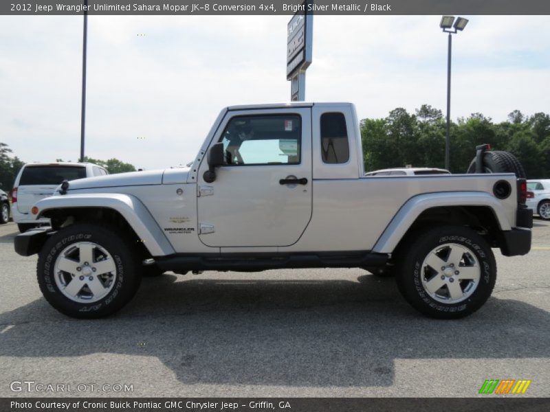  2012 Wrangler Unlimited Sahara Mopar JK-8 Conversion 4x4 Bright Silver Metallic