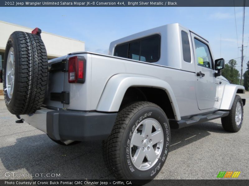 Bright Silver Metallic / Black 2012 Jeep Wrangler Unlimited Sahara Mopar JK-8 Conversion 4x4