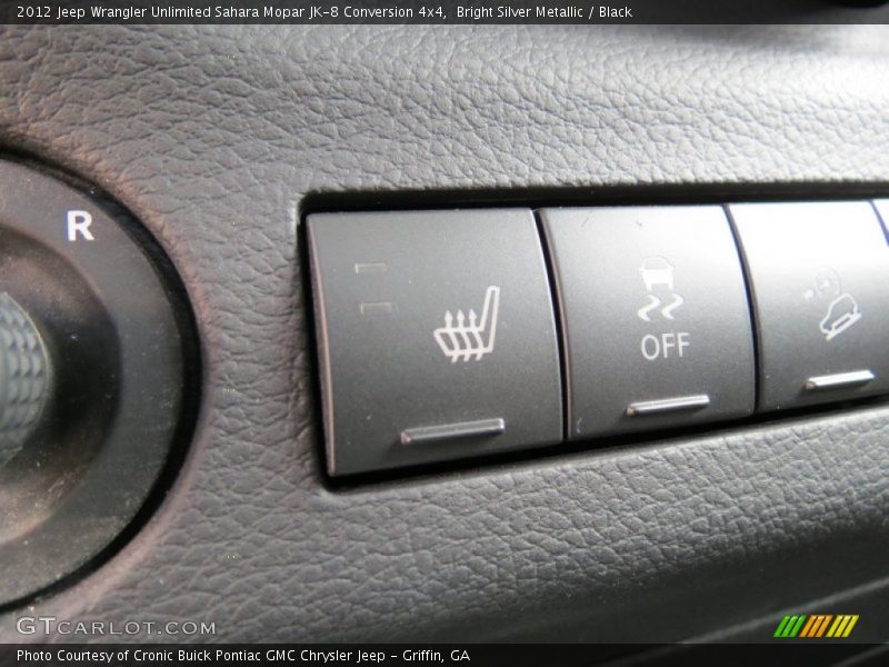 Bright Silver Metallic / Black 2012 Jeep Wrangler Unlimited Sahara Mopar JK-8 Conversion 4x4