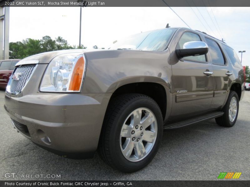 Mocha Steel Metallic / Light Tan 2012 GMC Yukon SLT