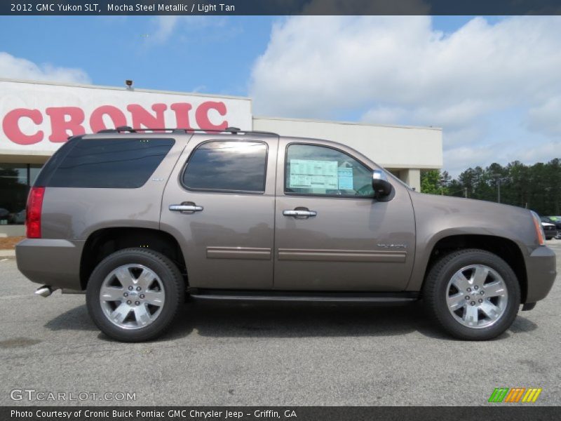 Mocha Steel Metallic / Light Tan 2012 GMC Yukon SLT